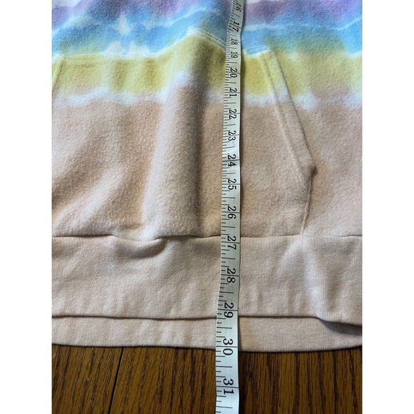 Feat Large Unisex Blanket Blend Hoodie Rainbow Ombré Fleece Soft Sweatshirt - Picture 13 of 13